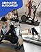 NEOLYMP Bodenschutzmatte Fitnessgerät (120 x 60 cm) - Laufband Matte 8mm Dicke - langlebig, rutschfest & stoßdämpfend - Fitness Unterlegmatte für Crosstrainer - Gymnastikmatte, Fitnessmatte