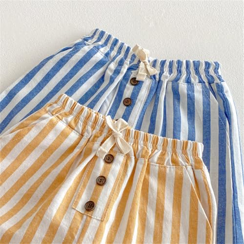 Shorts en coton lin pour bébé et enfant de 3 mois à 5 ans - 4