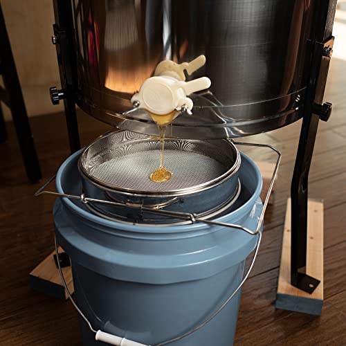 Vivo Stainless Steel Honey Strainer Double Sieve, Bee Keeping Equipment Filter Bee-V101H #TOP6