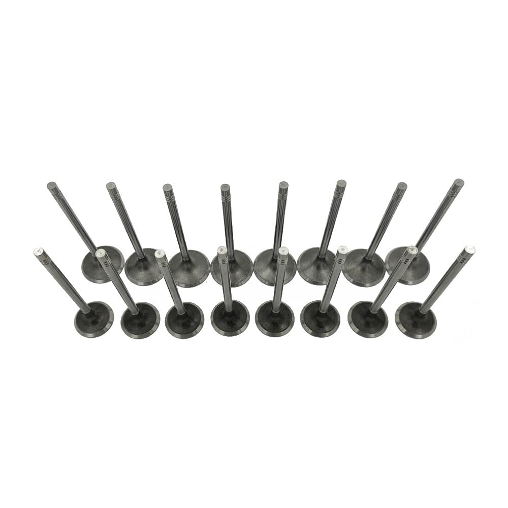 Kit di valvole di aspirazione e scarico del motore, 16 valvole di aspirazione per motore Chevy GM Buick Saturn 2007-2017 2.0L 2.4L