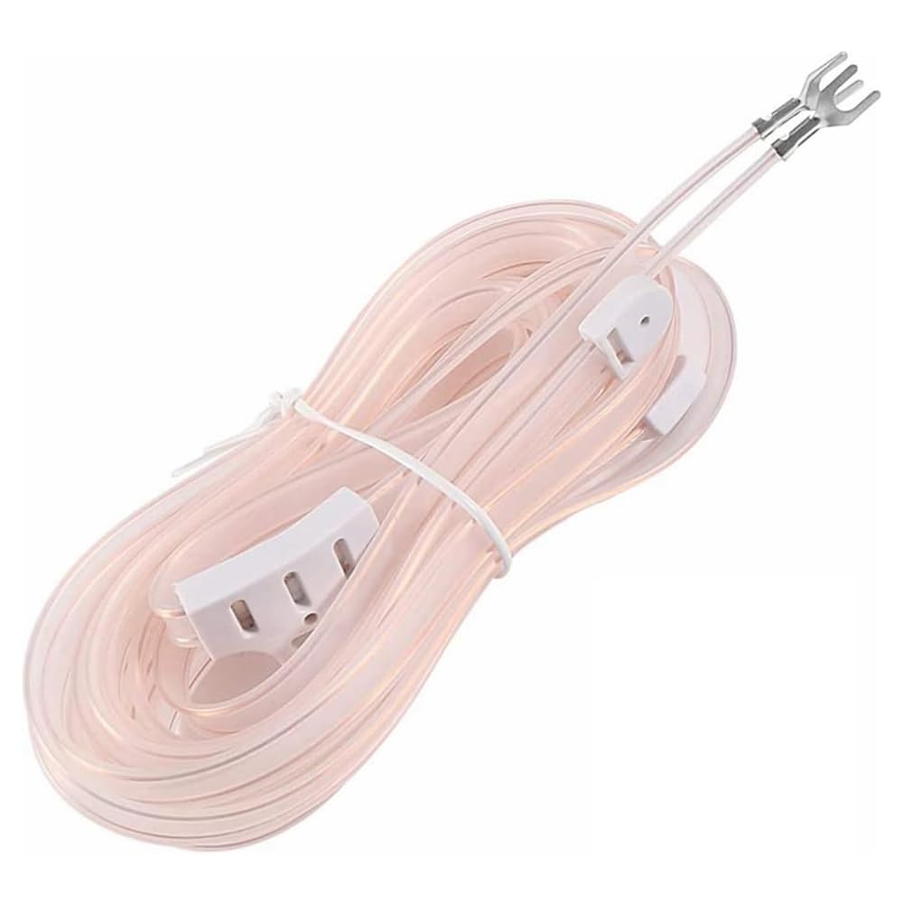 Alnicov Antena wewnętrzna FM Antena przewodowa T-Cable Antena i adapter transformatora 75 omów F dla ulepszonego odbioru stereo FM