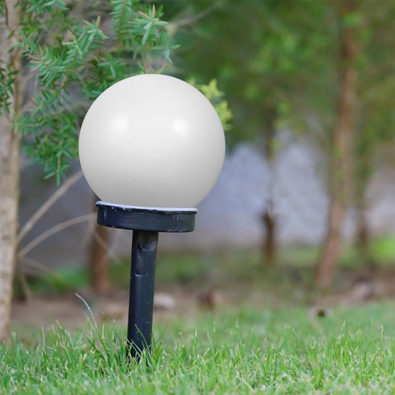 Pantalla De LáMpara AcríLica EsféRica 11.81In Cubierta De Luz De Globo Repuesto Para JardíN Exterior Y Patio DecoracióN Moderna
