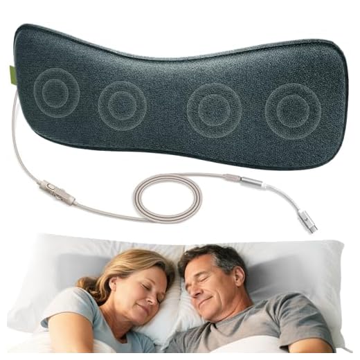 Avantree Slumber B – Schlafkopfhörer-Alternative für Seitenschläfer, kabelgebundener Kissenlautsprecher, geringer Lautstärke, kein Aufladen, USB-C & AUX, für Podcasts & Hörbücher