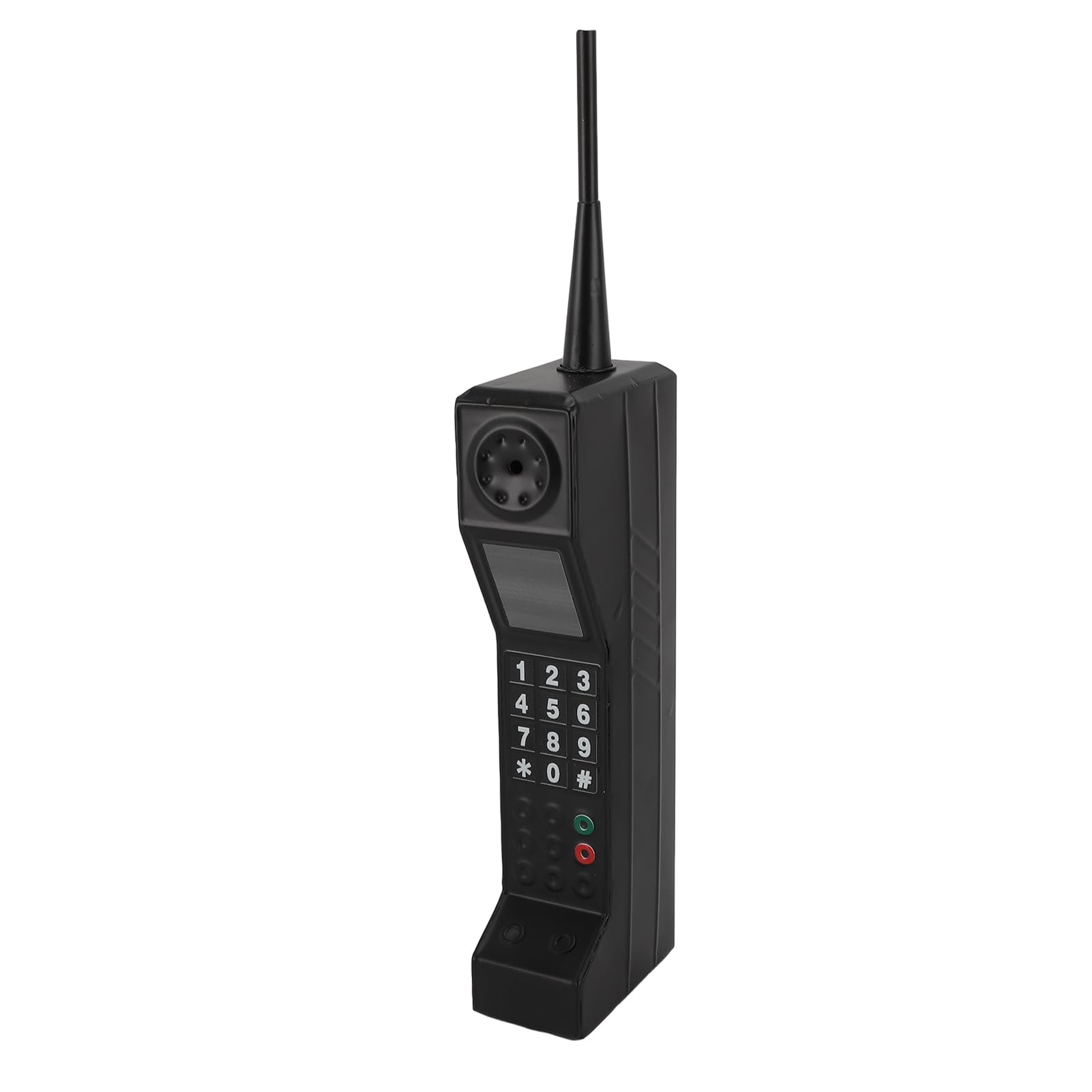 Retro Mobile Phone, Iron Vintage Cell Phone Decoration, Large Size - Durable Material, Realistic Design, Ideal for Photography and Home Decor (Black)