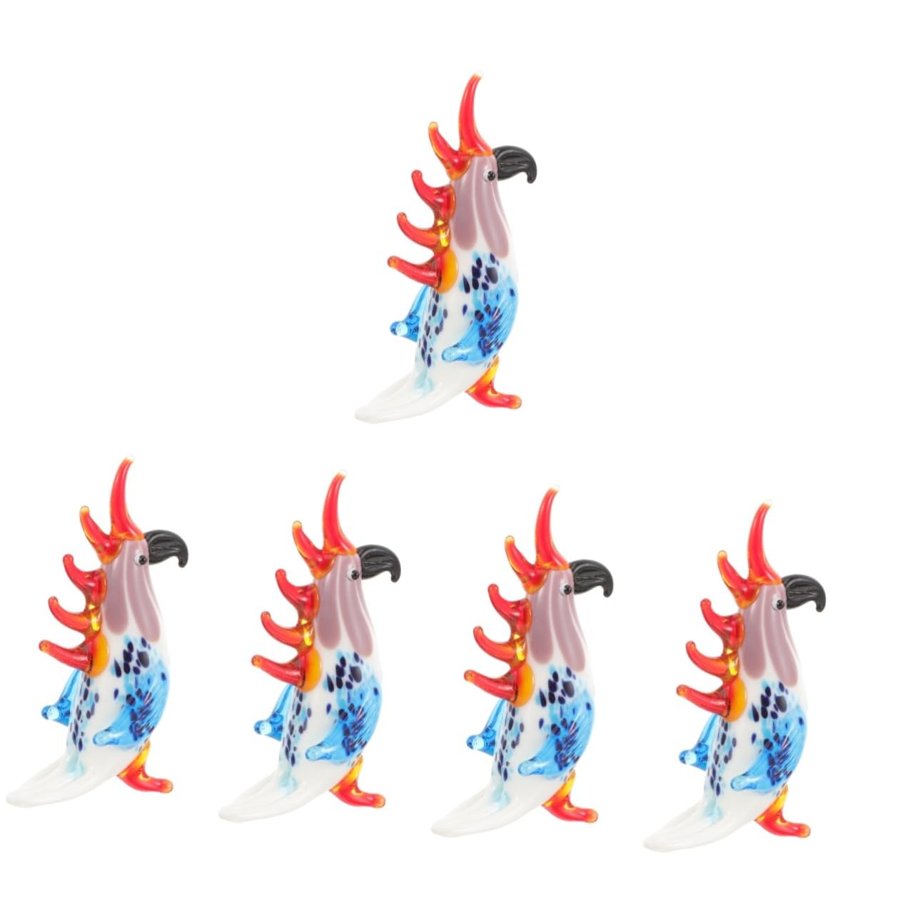 NUOBESTY 5 Pz Animale Di Peluche Per Uccelli Pappagallo Parlante Costume Da Pappagallo Spettacoli Di Pappagalli Giocattoli Per Pappagalli Giocattoli Per Topi Ratto Figurina Cristallo