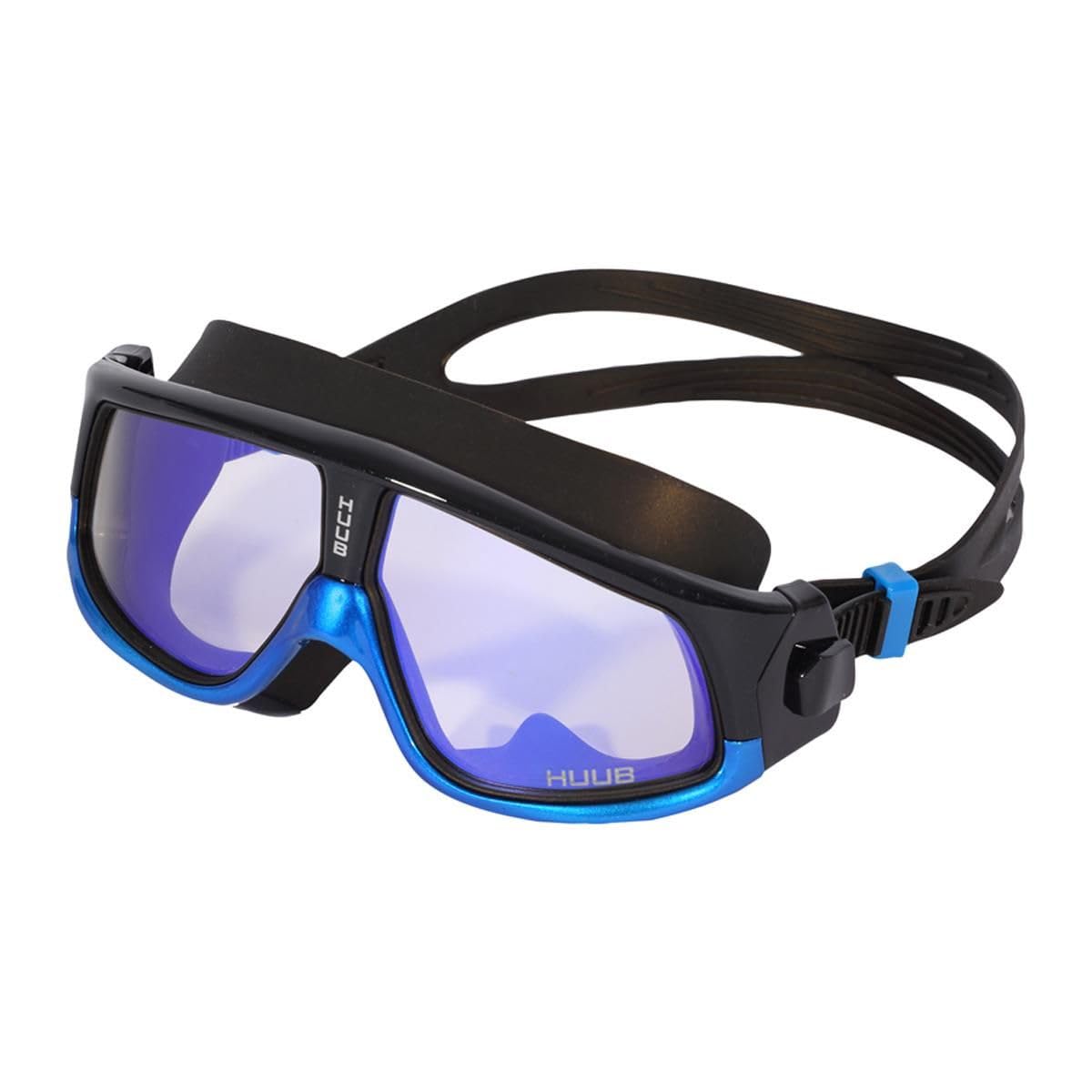 Huub Ryft Open Water Swim Mask Black/Photochromic - Blue Mirror Lens