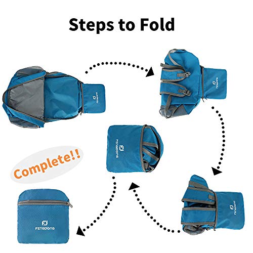 FENGDONG 35L Foldable Backpack