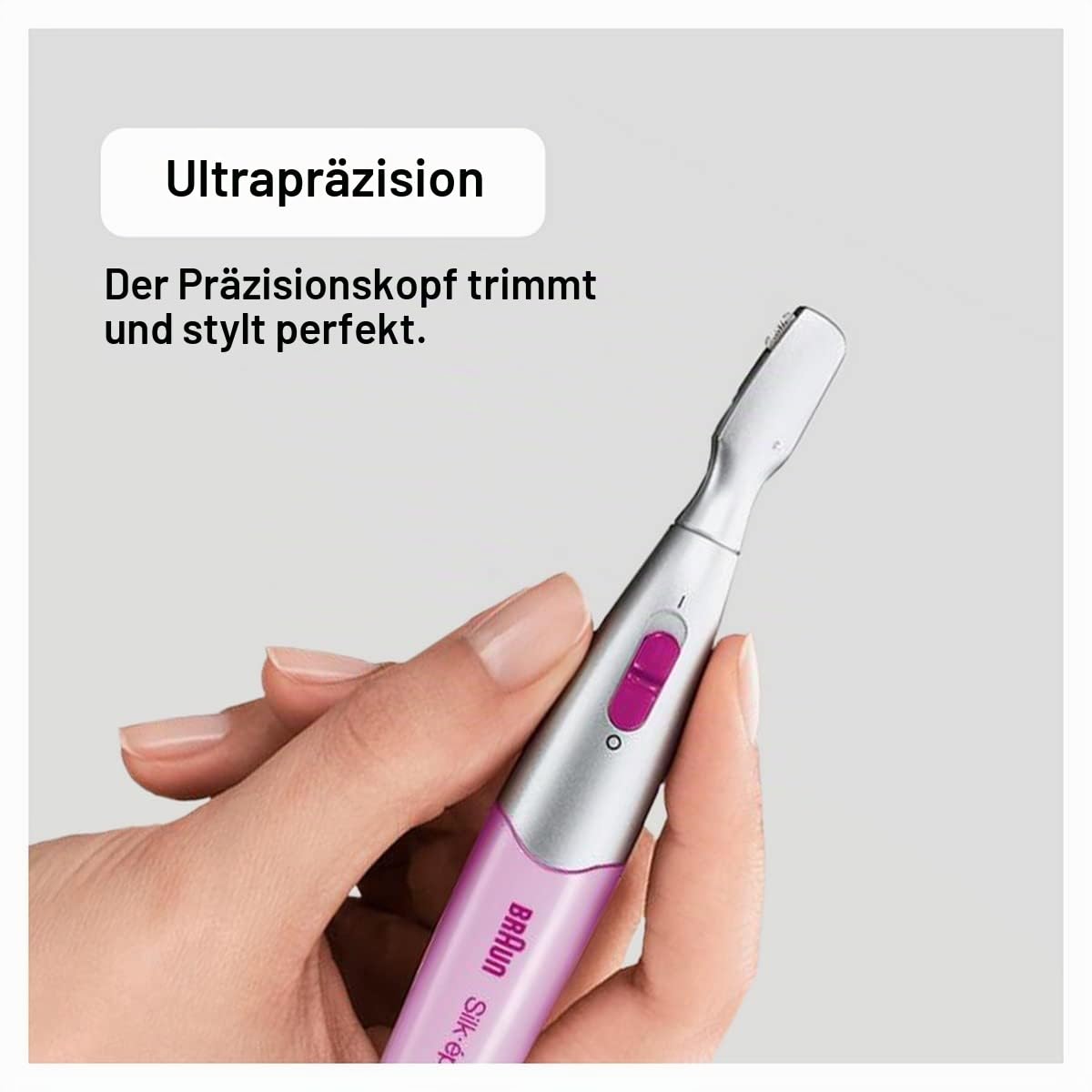 Braun Silk-épil FG1100 Präzisionstrimmer Bikinizone Rosa