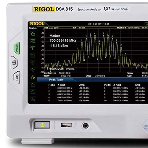 Image of Rigol DSA815-TG-AMZ2 | Spectrum Analyzer, 9kHz to 1.5GHz with preamplifier and tracking generator