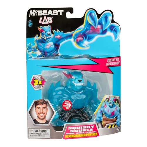 Boneco Colecionável Elástico Goo Jit Zu MrBeast Lab - Pantera Hiper