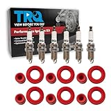 TRQ Ignition Coil and Spark Plug Kit 12 Piece Compatible with 2001-2009 Acura MDX 2003-2008 Honda Pilot 2006-2008 Ridgeline