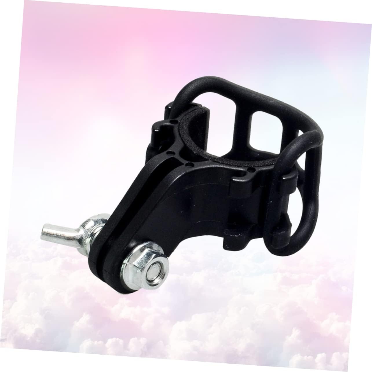 2pcs Bike Extension Mount Holder for Flashlight and Race Number Lightweight Handlebar Bracket for Cycling Accessories Suitable for Handlebar Black