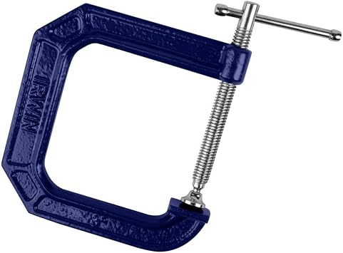 Irwin Quick-Grip 100 Series Deep Throat C-Clamp, 3 In By 4 1/2 In