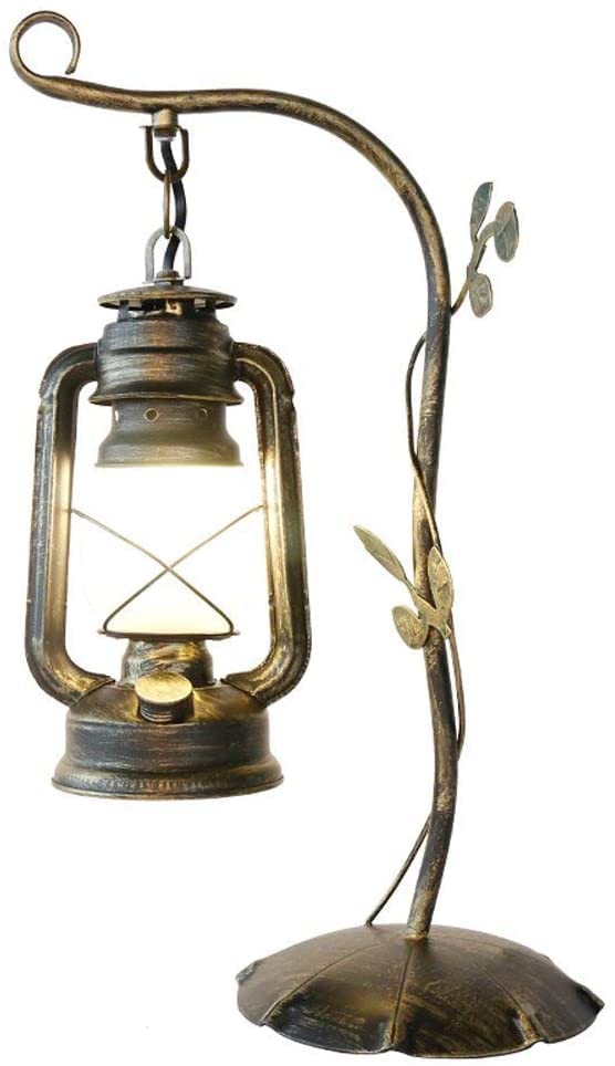 Lampe de table vintage style chinois en fer art et décoration classique haut de gamme