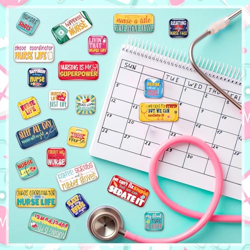 Set de 36 Imanes Decorativos para Refrigerador de Enfermera miniatura 6