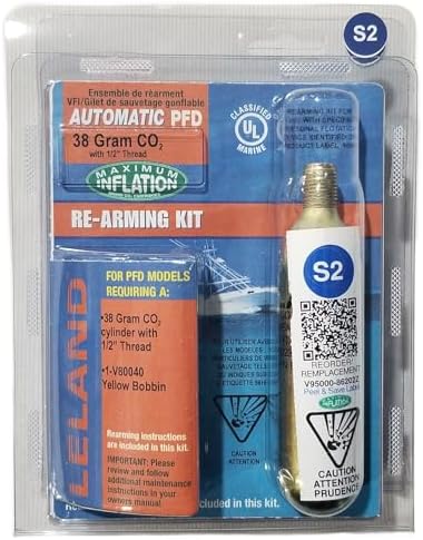 Inflatable Life Jacket Rearming Kit, Automatic, 38 g, 1/2" Threaded image 2