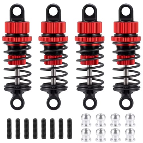 RC�J�[�p�V���b�N�A�u�\�[�o�[ For Tamiya For TT02 1/10 RC�h���t�g�J�[�A�b�v�O���[�h�p�[�c 4�� �A���~���� �I�C���V���b�N�A�u�\�[�o�[ �_���p�[�Z�b�g(Red)