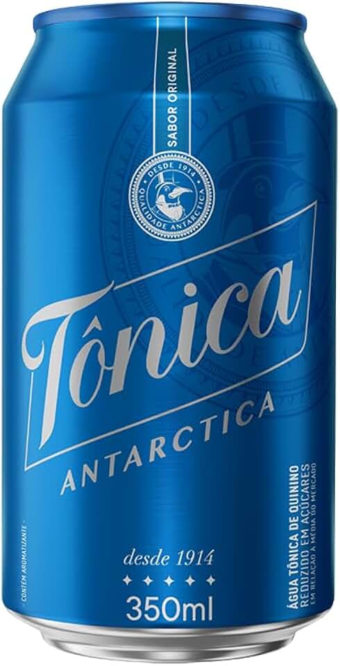 Pack de Água Tônica Antarctica Lata 350ML, 12 unidades