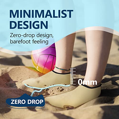 Image of JACKSHIBO Water Shoes for Women Men Quick-Dry Swim Shoes Beach Water Socks | Aqua, Swimming, Yoga, Surf, River, Lake, Kayak, Pool Socks, Cruise Essentials, Sport, Adult, Unisex, Cute, Barefoot, Vacation