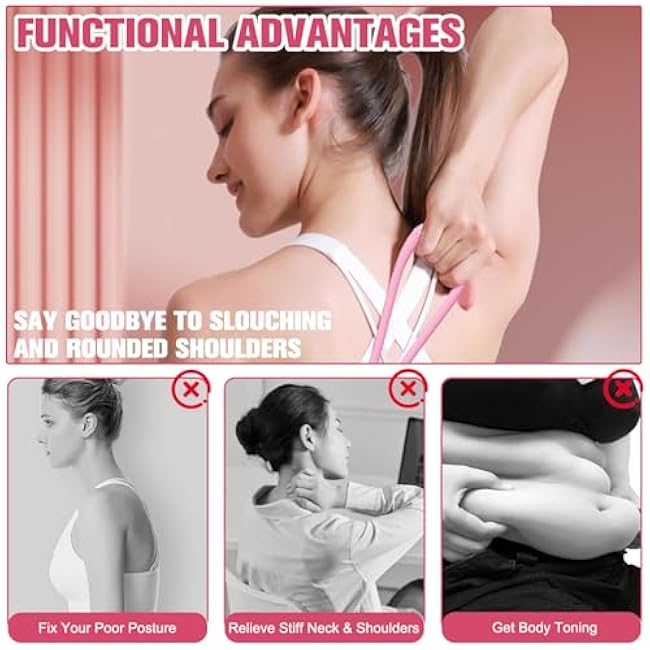 8 Shaped Resistance Rubber Band for Arms,8 Shaped Resistance Rubber Band,Figure 8 Exercise Bands for Women Men,Resistance Bands for Glutes,Back,Fullbody Yoga Pulling Rope,Not Break,Portable