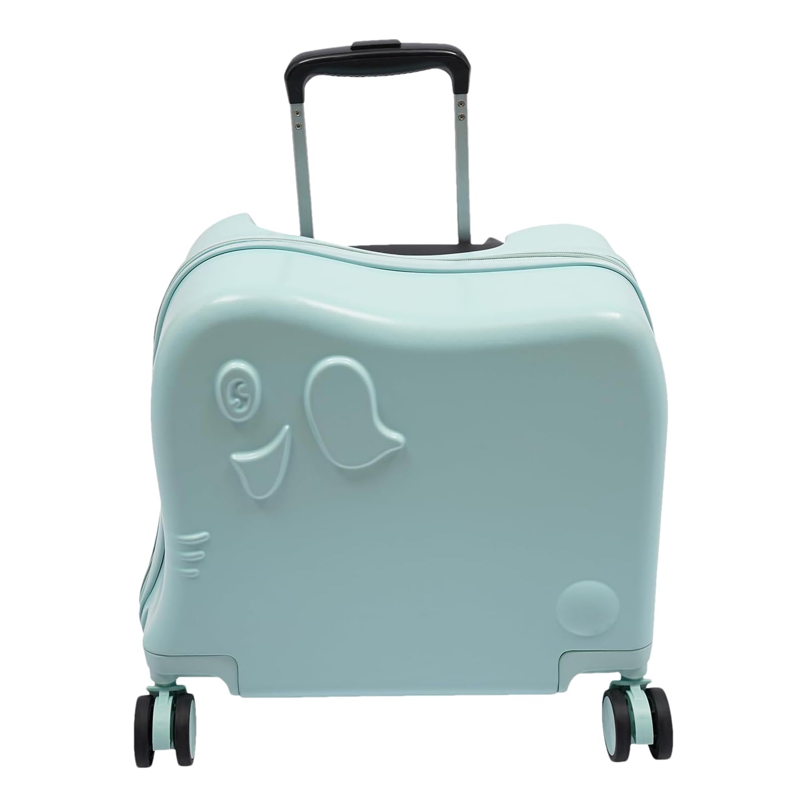 Toddlerr Bagaglio con ruote, valigia da viaggio per bambini | valigia rigida a forma di elefante, bagaglio leggero per aereo, trolley per bambini per viaggi, Verde, Refer to description,