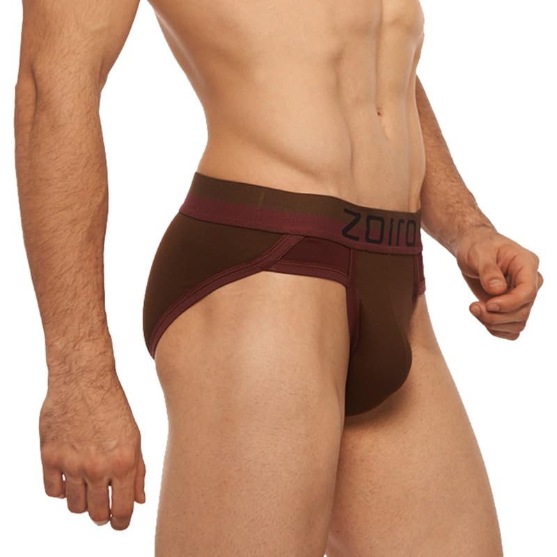 Image of Zoiro Men's Cotton Solid Brief Combo Pack |Colour's May Vary