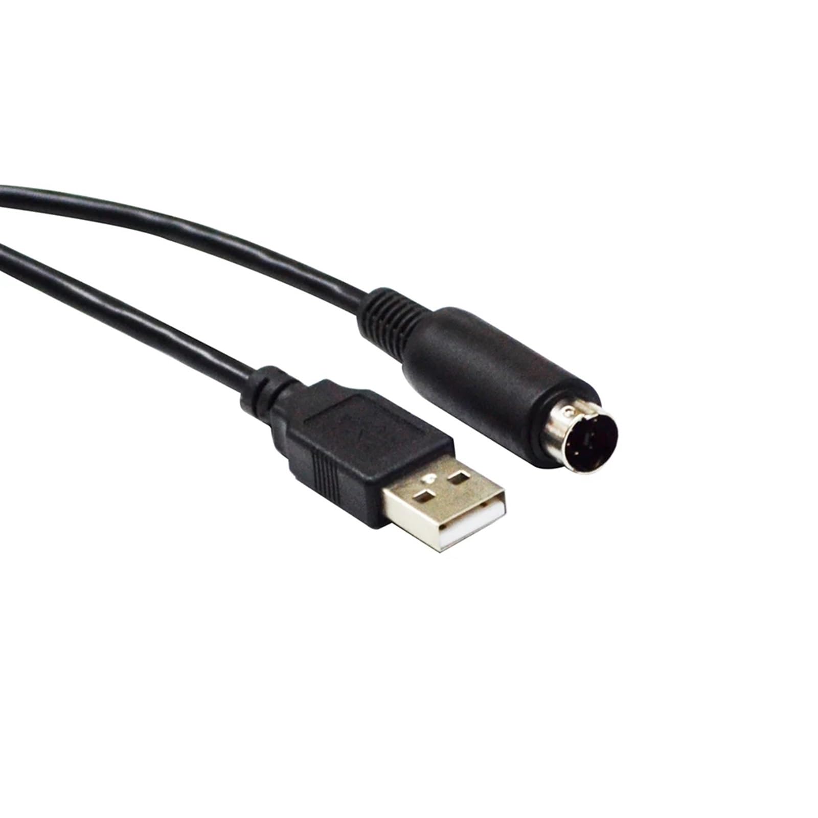 Adattatore da USB A 2.0 A Mini DIN 7 Pin Maschio I/O Tastiera Midi Cavo Estensione Dati PC(5m)