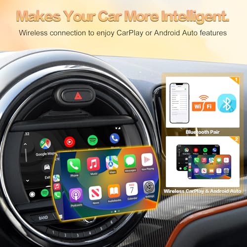 Decodificador inalámbrico Carplay para BMW Mini 2014-2017 miniatura 4