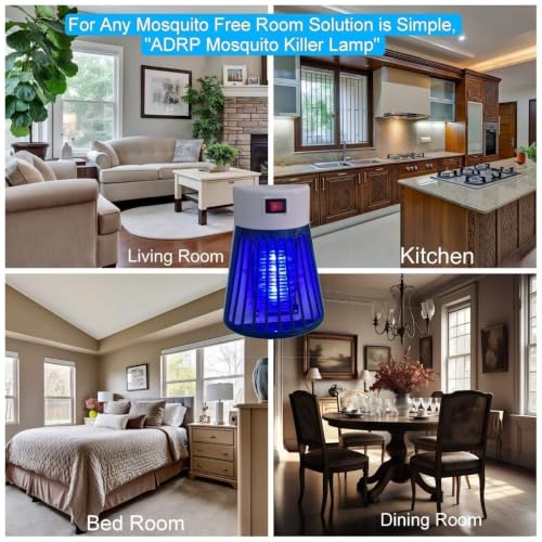 Image of Plug-in Mosquito Killer Lamp with UV Light | Electric Insect & Bug Zapper Machine for Home | Night Light Mosquito Trap | मच्छर मारने वाला इलेक्ट्रिक लैंप | कीट नाशक मशीन घर के लिए