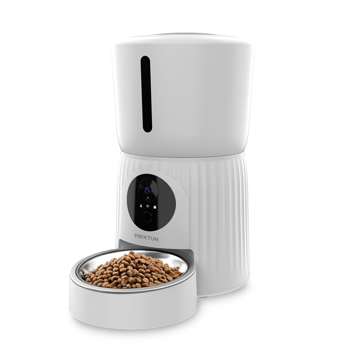 PRIXTON Automatische Voederdispenser Voor Huisdieren FF100 Met Wifi Full Hd Camera 1980 X 1080 P 4 L Tank Mobiele App Programmeerbaar Bidirectionele Audio Spraakopname 2887665673