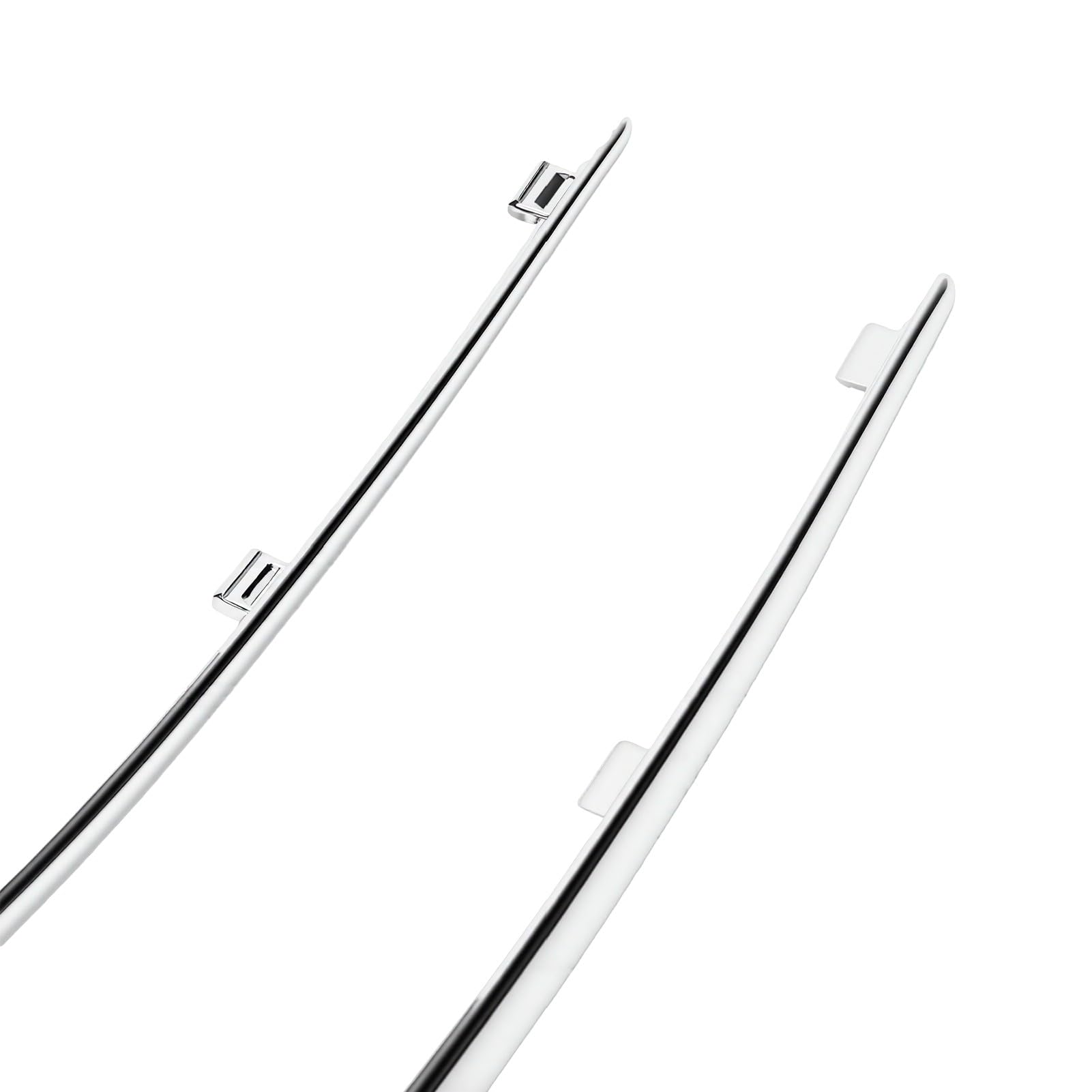 Modanatura Rivestimento Paraurti Anteriore per Restauratore Estetico Auto Classe CLK 2003-2006 2 Pezzi