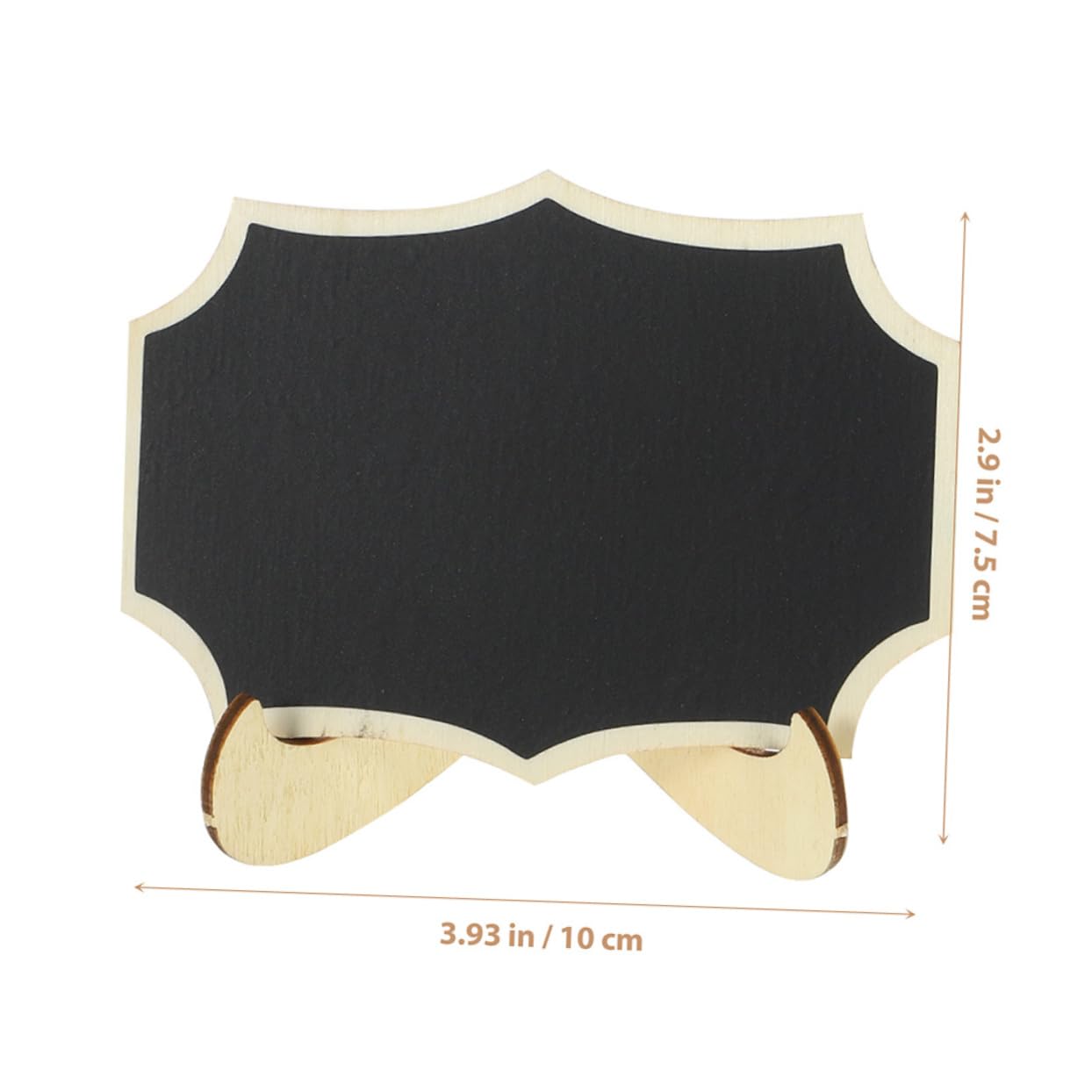 CORHAD 6Pcs Miniature Table Chalkboard Wooden Message Boards Versatile Blackboard for Weddings Events Restaurants Crafts Decorative Signs for Memorable Moments