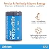 Amazon Basics, 4 batterie al litio CR2, 800 mAh, 3 Volt, lunga durata