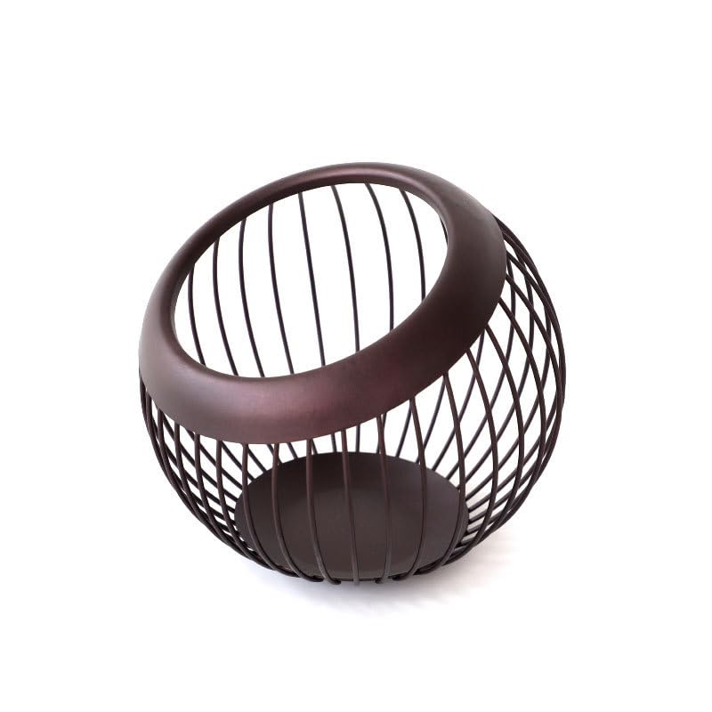 Visceralyx Coffee Pod Holder, Large Capacity Kup Holders and Espresso Coffee Pod Organizer for Counter, Coffee Pod Storage Basket-Brown