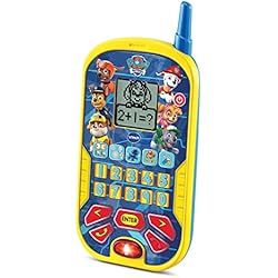 Maletin Interactivo Patrulla Canina VTech - Teléfono educativo de la Patrulla Canina, Smartphone interactivo educativo para niños +3 años, Versión ESP
