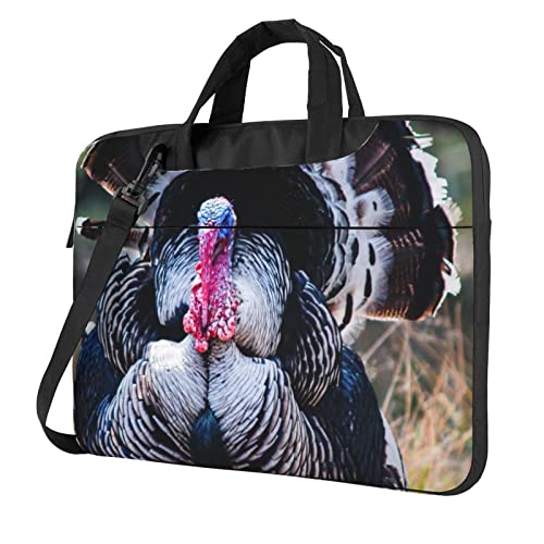 Sac ordinateur portable 13 pouces noir avec bandoulière réglable pour le travail