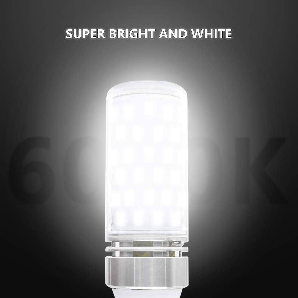 Featured Product Super Bright E12 LED Corn Bulbs, 16W 1500LM Bulbs, Daylight White 6000K Lights, CRI80+, 120W Incandescent Bulb Equivalent, E12 Base Non-Dimmable LED Lamp, Pack of 8 Exclusive Discount 50% Price Super Bright E12 LED Corn Bulbs, 16W 1500LM Bulbs, Daylight White 6000K Lights, CRI80+, 120W Incandescent Bulb Equivalent, E12 Base Non-Dimmable LED Lamp, Pack of 8