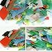 MUCOFEI 5bags Confetti Glass COE90 Microwave Kiln Fusing Glass for Jewelry Making
