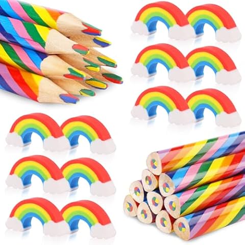 Fzyisw Lot de Crayons Arc-en-ciel Cover