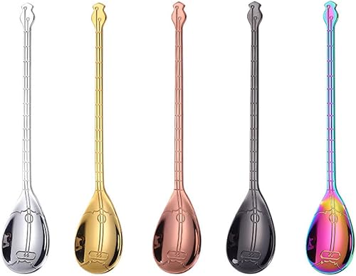 Cuchara de acero inoxidable, cuchara de música, cuchara de café, cuchara de postre, cucharas de helado, cucharas de té, cuchara de amor, bonito