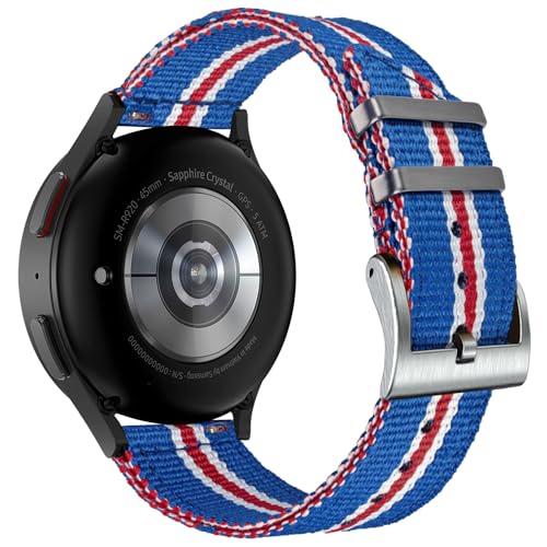 Torbollo 20MM ���v�o���h Samsung Galaxy Watch 7/6/5/4 40 44mm / Galaxy Watch 6 Classic 43 47mm / Samsung Galaxy Watch FE 40mm�ȂǑΉ� �i�C��