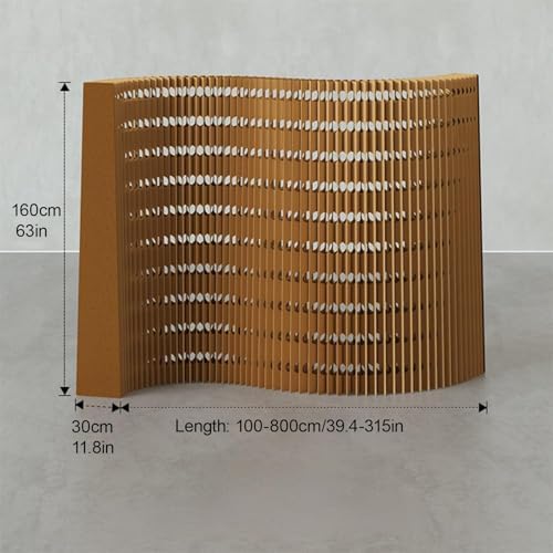 Retractable Folding Room Divider - No Assembly Needed, Portable Privacy Screen for Home Office, Business, and Space Separation Solutions