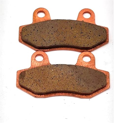 Moto Plaquettes Frein pour Scooters GY6 Cyclomoteurs VTT 50cc 70cc 100cc 125cc 140cc À 200cc 250cc Pit Dirt Bike Plaquettes Frein Avant Et Arrière Universelles Plaquettes Frein Parking(Copper Based)