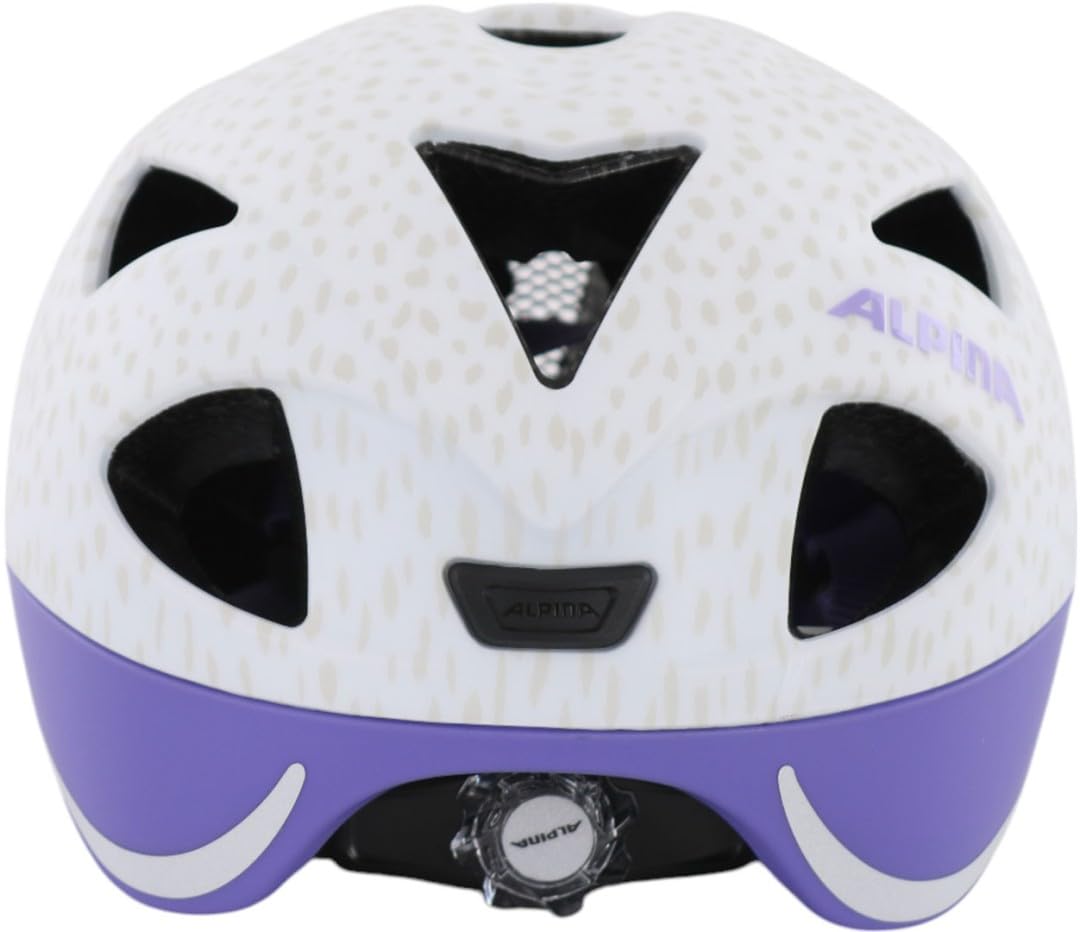 ALPINA XIMO Le Helm 2025 White Purple Dots Matt