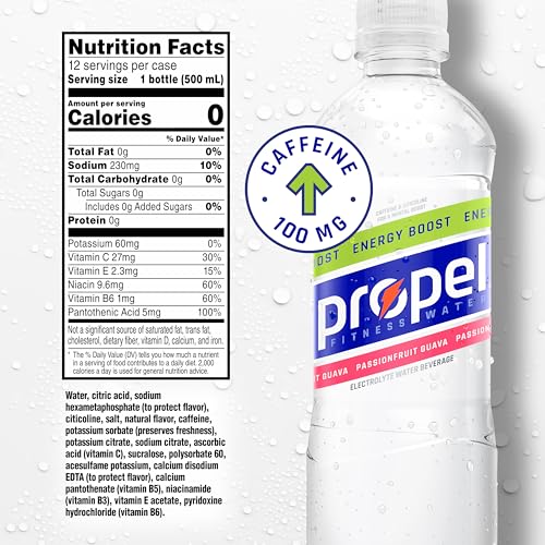 Propel Energy Boost Water - Zero Calorie with Caffeine & Electrolytes - Image 2