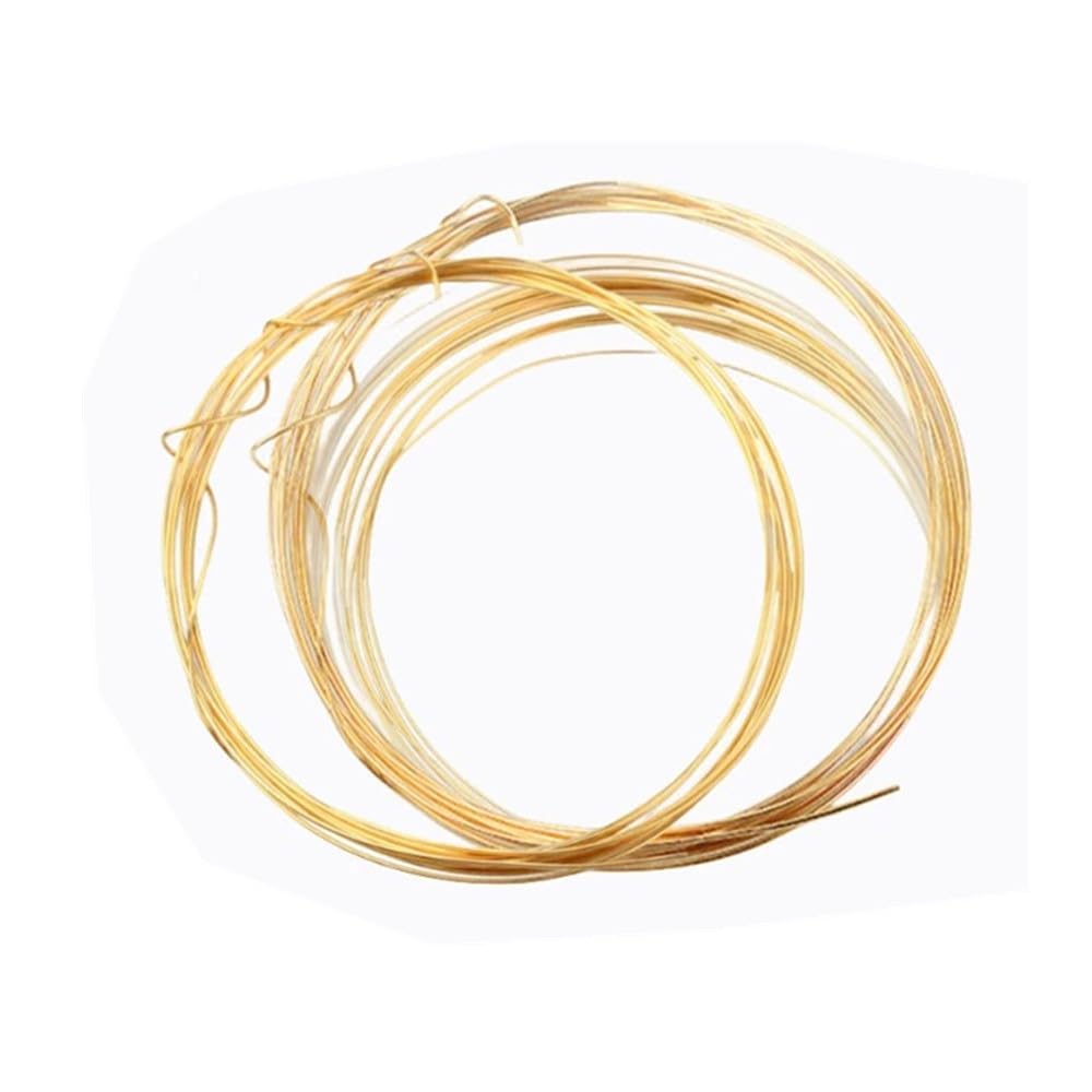 Filo d'oro 99,99% Au for la ricerca scientifica e l'elettronica - 1pcs(0.5mmx20cm)
