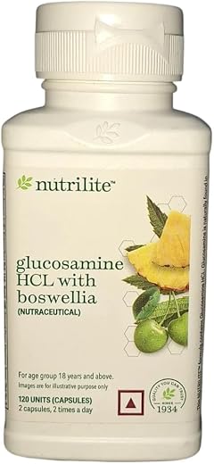 Amway Nutrilite Glucosamine Hcl With Boswellia -Pack of 120N Capsules