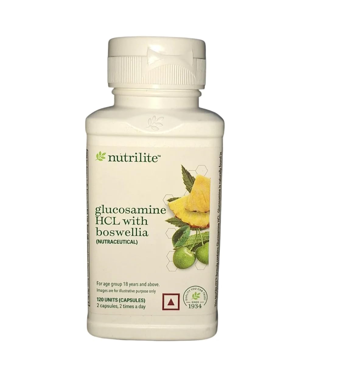 Amway Nutrilite Glucosamine Hcl With Boswellia -Pack of 120N Capsules - Review, Price and Buying Guide