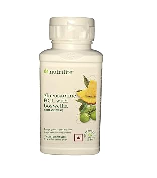 Amway Nutrilite Glucosamine Hcl With Boswellia -Pack of 120N Capsules