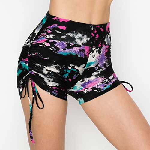 Image of ALWAYS Faux Leather Shorts - High Waist Active Stretch Yoga Short Pants for Women